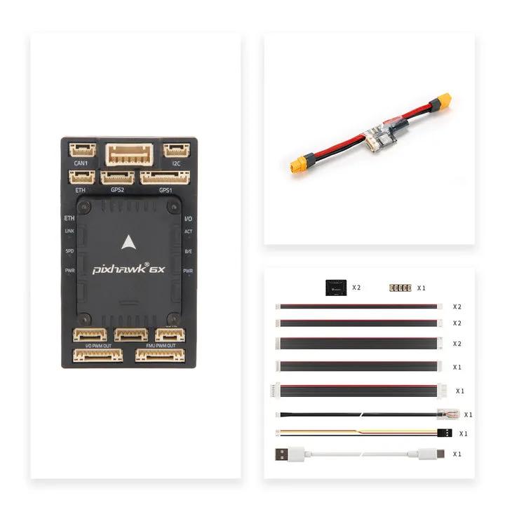 holybro-pixhawk-6x-autopilot-flight-controller-standard-baseboard-v2-set-combo