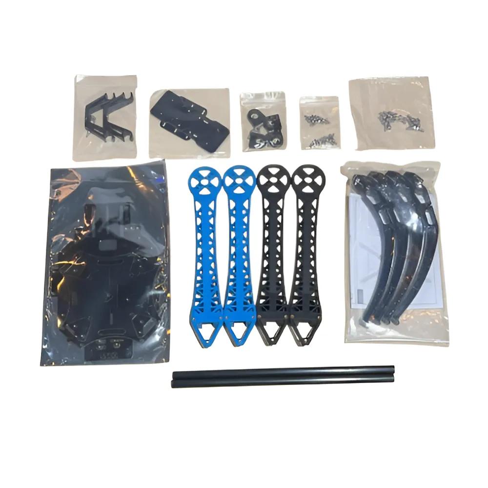 s500-quadcopter-drone-frame-blue-and-black-arm-with-black-plastic-landing-gear-pcb-version