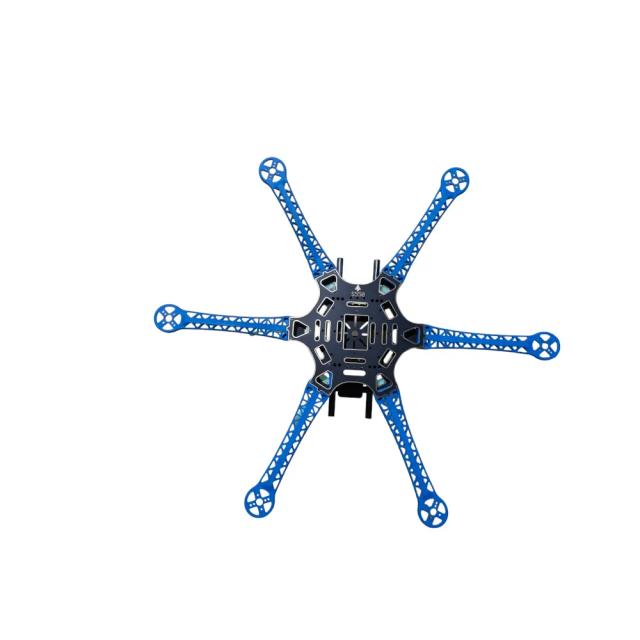 s550-hexacopter-drone-frame-blue-arm-with-blue-plastic-landing-gear-pcb-version