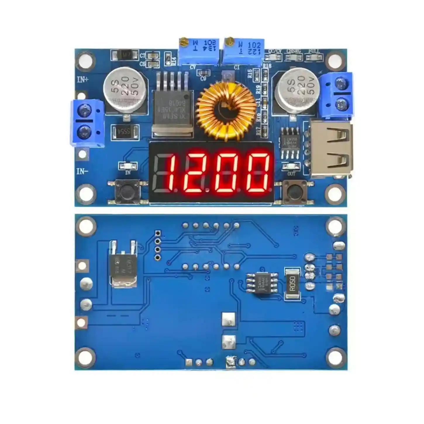 5a-constant-voltage-constant-current-step-down-power-supply-module-with-usb-port-power-bank-conversion-board