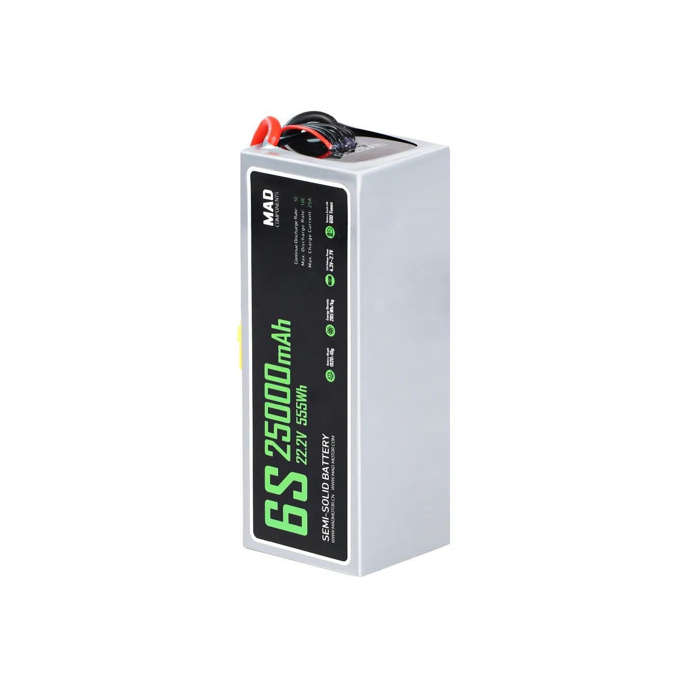 mad-25000mah-5c-222v-6s1p-high-power-density-light-weight-drone-solid-state-lithium-battery