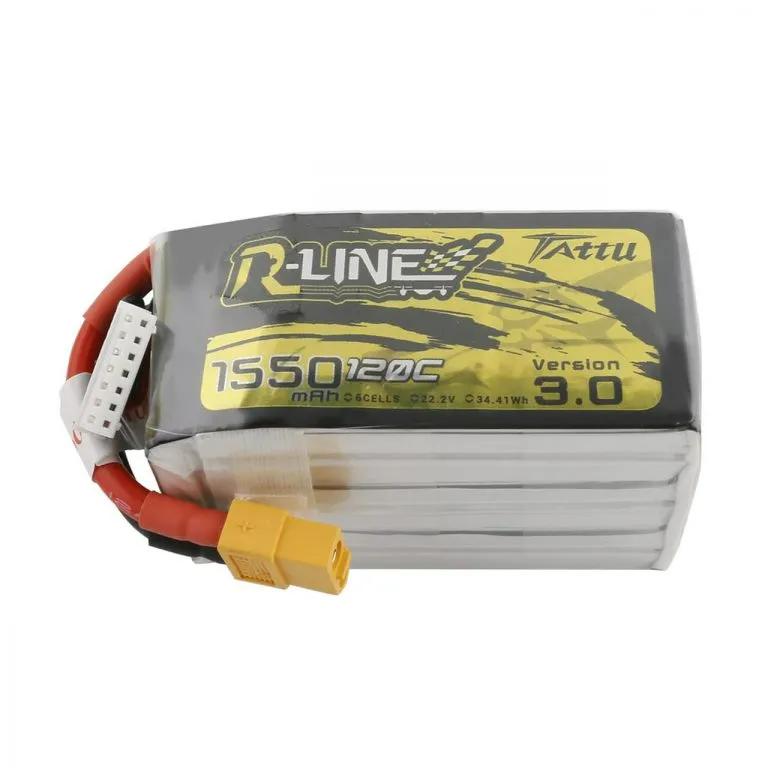 tattu-r-line-v30-1550mah-120c-6s1p-lipo-battery-with-xt60-plug-for-fpv-racing-drones