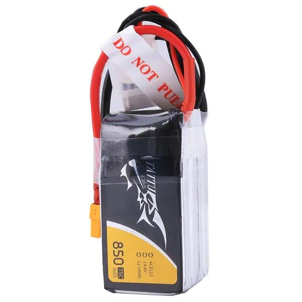 tattu-850mah-148v-75c-4s1p-lipo-battery-with-xt30-plug-for-fpv-racing-drones