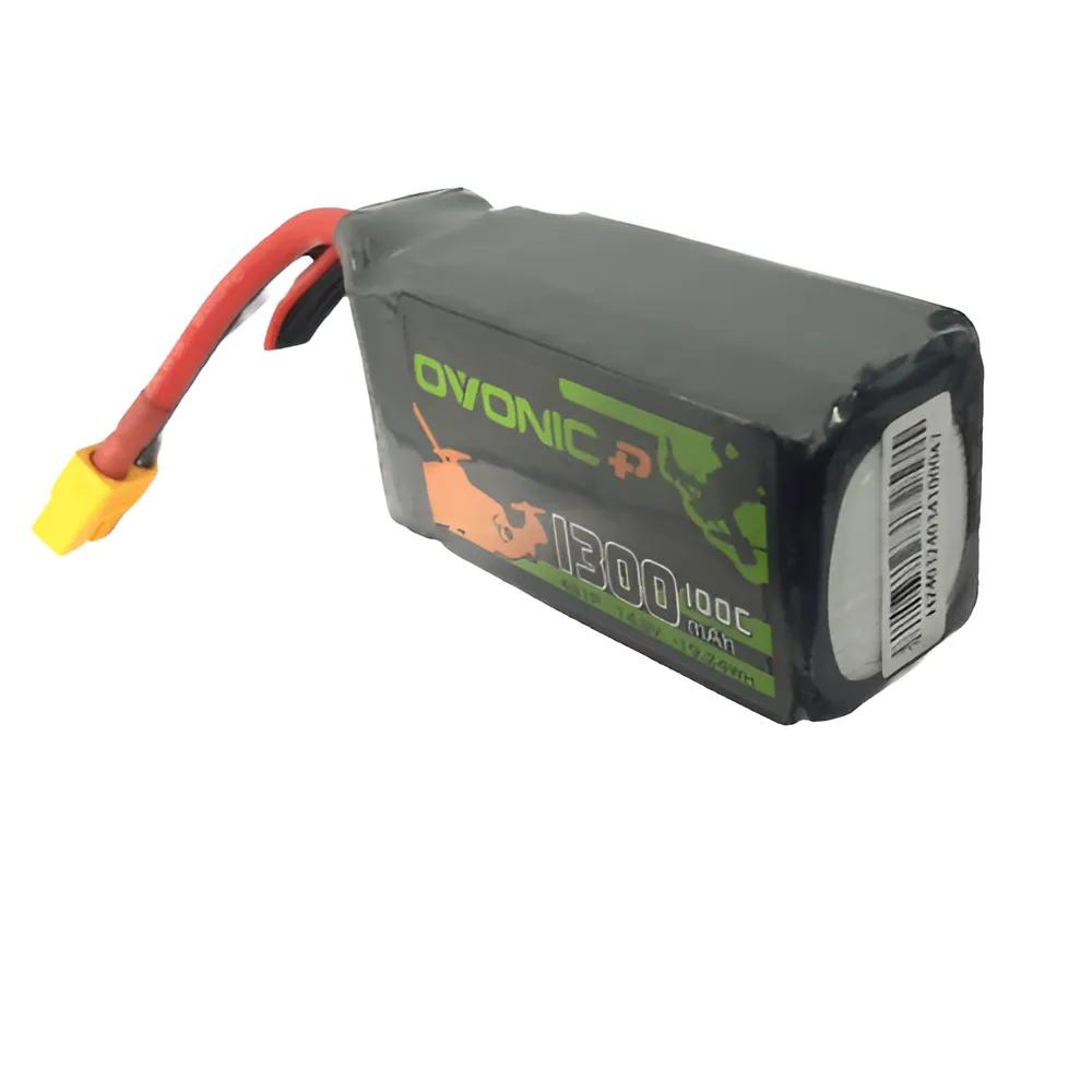 ovonic-1300mah-100c-4s1p-148v-lipo-battery-with-xt60-connector-for-rc-fpv-racing-drone-quadcopter