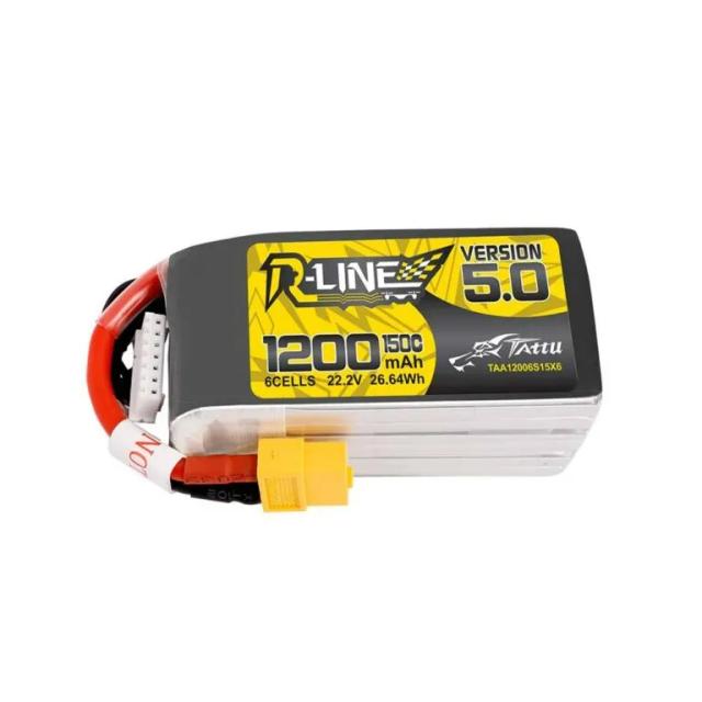 tattu-r-line-v50-1200mah-6s1p-150c-lipo-battery-with-xt60-plug-for-fpv-racing-drones