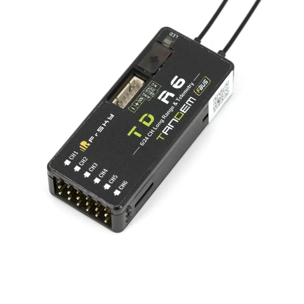 frsky-td-r6-receiver-24ghz-and-900mhz-tandem-dual-band-receiver-with-6-channel-ports