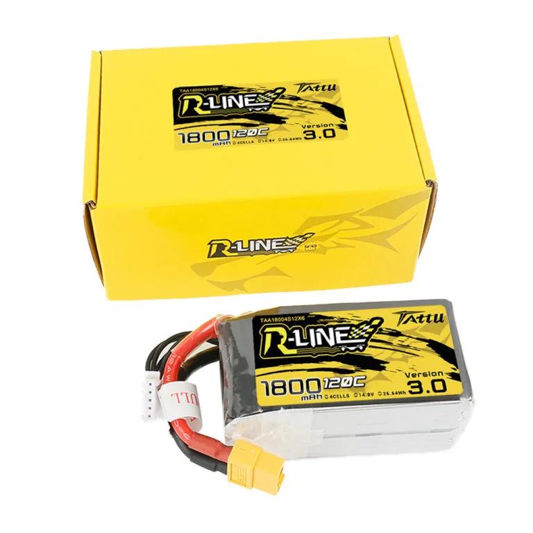 tattu-r-line-v30-1800mah-4s-120c-lipo-battery-with-xt60-plug-for-fpv-racing-drones