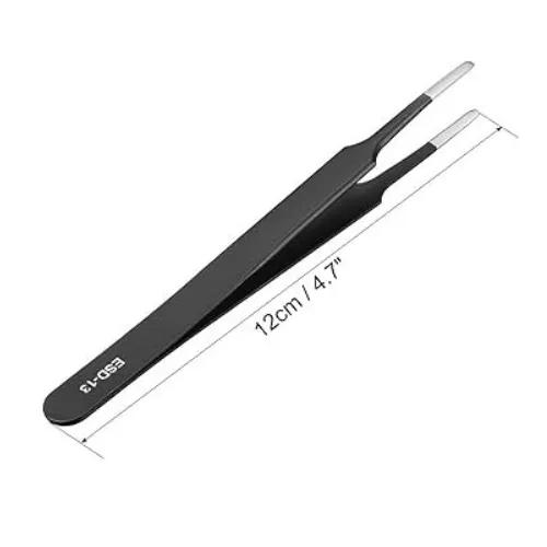 tweezer-hrc40-esd13-anti-magnetic-straight-non-corresive-stainless-steel-tools