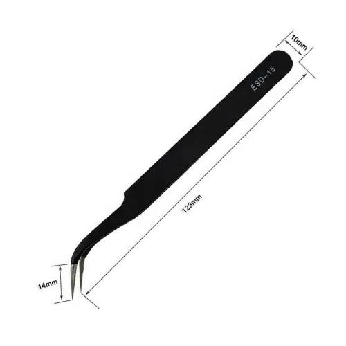 tweezer-hrc40-esd15-anti-magnetic-curved-non-corresive-stainless-steel-tools