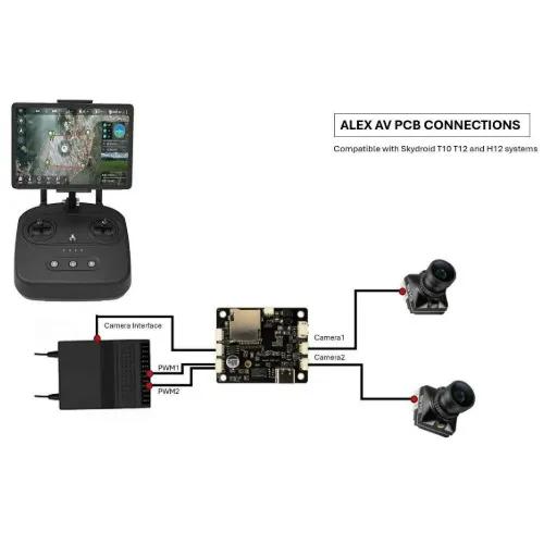 alexav-dual-camera-video-av-conversion-board-with-inbuilt-dvr-for-skydroid-t10-and-t12-or-made-in-india