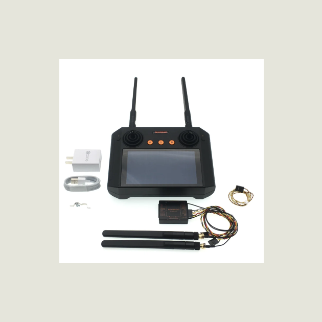 Télécommande Skydroid H12 PRO Avec Caméra Et Cardan 3 Axes - Combo 1080P Pour Drones électriques, Couleur Noire, Neuf