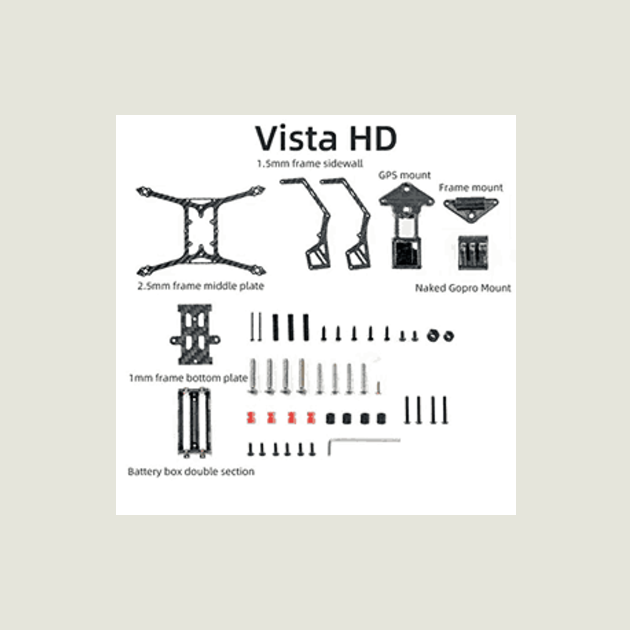Long Range Frame Hglrc rekon35 long range frame hd 3.5 inch at Best Price | Indian Robo ...